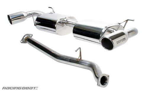 Racing Beat REV8 Exhaust System Single Tip 09-11 RX-8, 16394