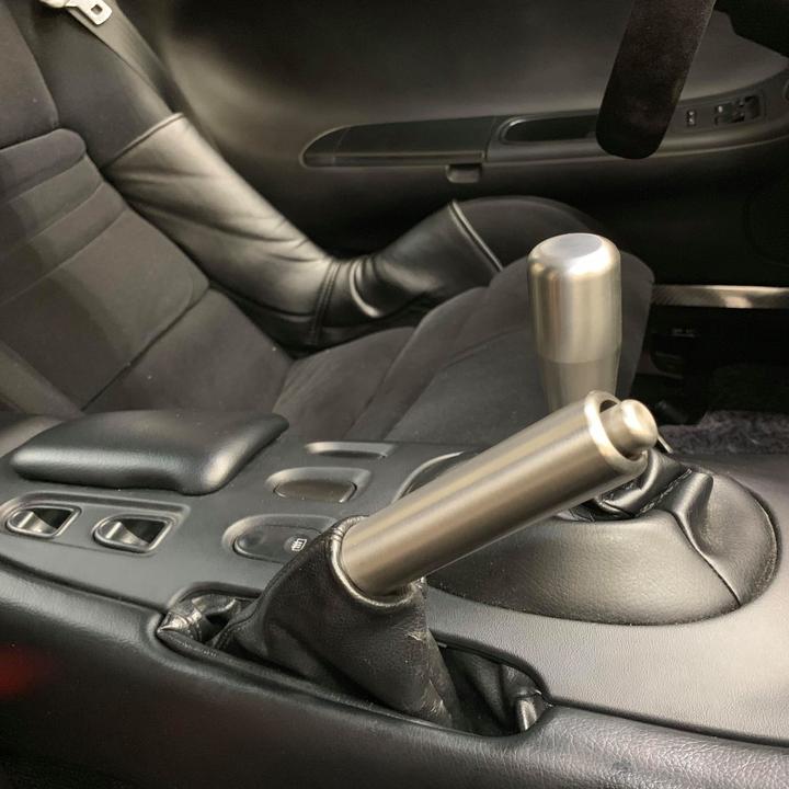 Mines Hand Brake Lever Grip Gray Stitch - BNR32 BCNR33 BNR34