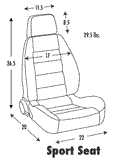 Corbeau Sport Seat