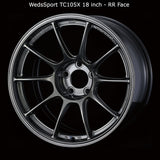 WedsSport TC105X Wheel - 17x9.5 / 5x114 / Offset +45 (Face: MR)